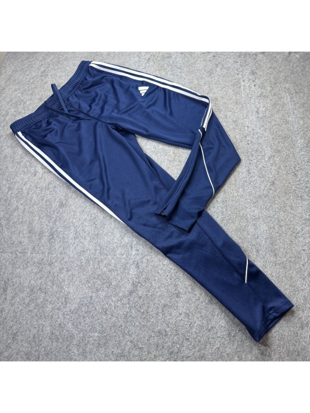 Adidas Tiro 23 League Soccer Pants Men L Blue Ankle Zip 31" Warmup HS3529